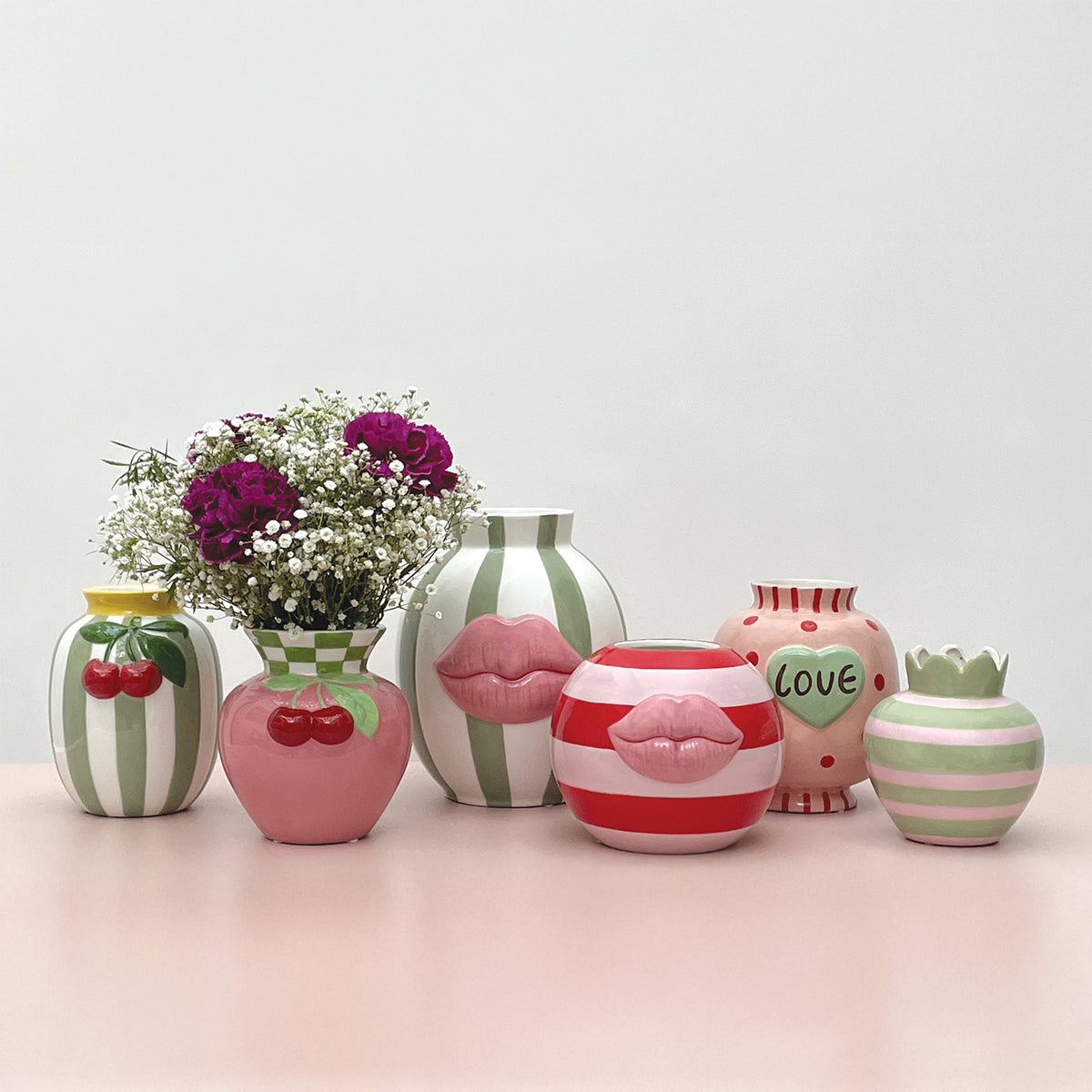 Vase Cherry Pink - 019038