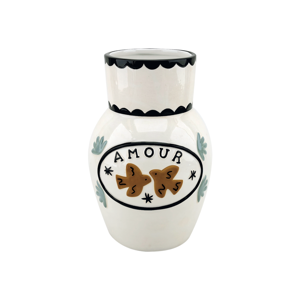 Vase Love Birds - 019277