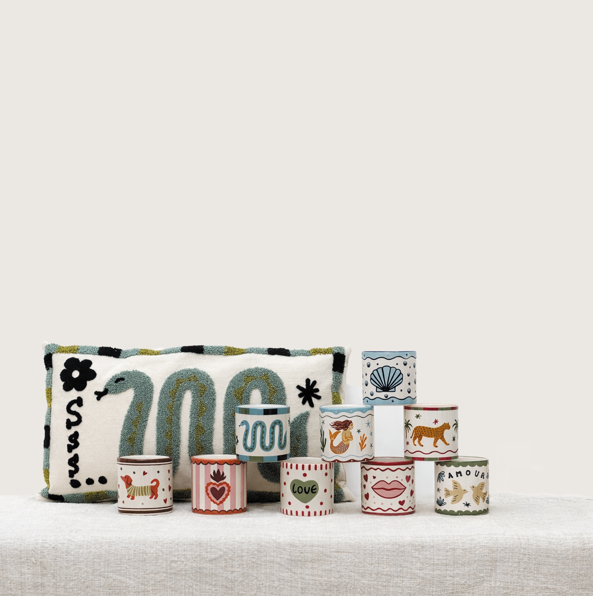Candle Muse Amour Oiseaux Ambre - 019349