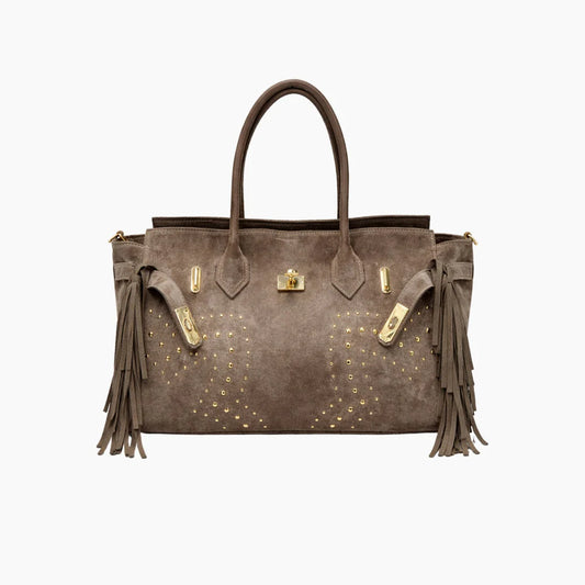 BS6265 Borsa Art. Maxi Celino Belt Frange Fireworks Studs