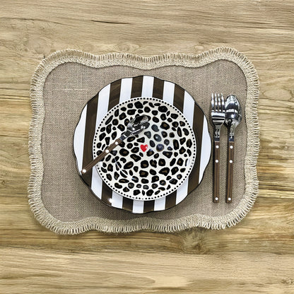 Set of 4 Plates Flat Trattoria - 017780