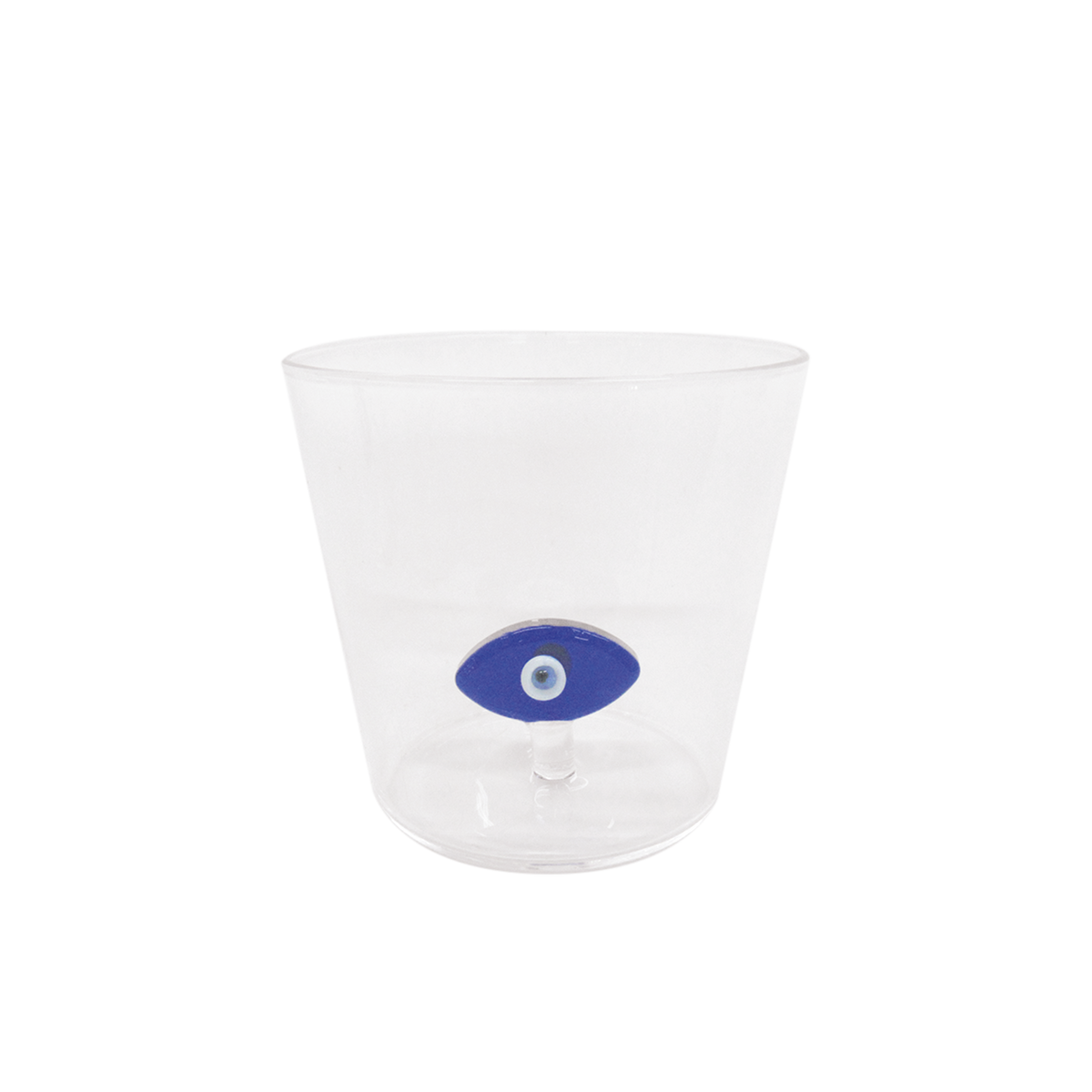 Glass Cup 3D Eye Blue - 018776