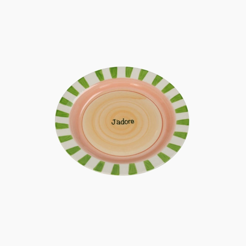 Plate Stripes j adore