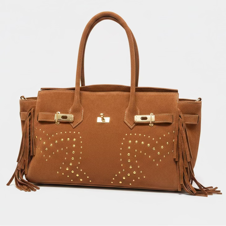 BS6265 Borsa Art. Maxi Celino Belt Frange Fireworks Studs
