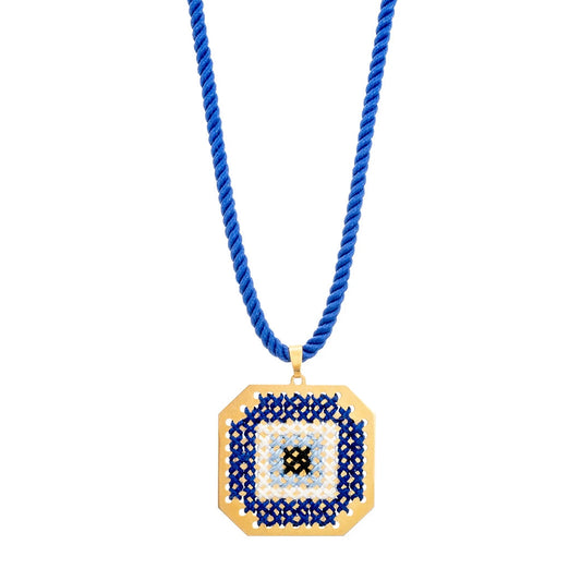 Necklace Canvas Eye