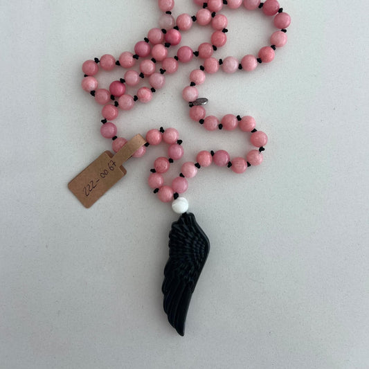 Rhodonite MOP Obsidian